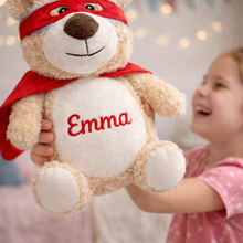 Last inn bildet i Galleri-visningsprogrammet, Superhelten med brodert navn - Ekstra myk bamse