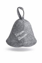 Last inn bildet i Galleri-visningsprogrammet, Barne-Jacuzzi-/badstulue i ull med et brodert navn, gave som varmer i jacuzzien