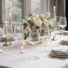 Last inn bildet i Galleri-visningsprogrammet, GEORG JENSEN - Bernadotte Red Wine Glass 6 Stk. og gavepose med brodering