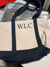 Last inn bildet i Galleri-visningsprogrammet, Tote bag canvas med solide stropper - med glidelås og frontlomme.