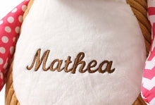 Last inn bildet i Galleri-visningsprogrammet, Personlig RosaElg-bamse med brodert navn - Ekstra myk