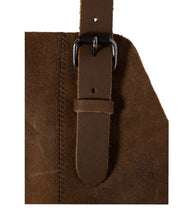 Last inn bildet i Galleri-visningsprogrammet, Grillforkle, vinforkle, kjellermester forkle... i ekte skinn med brodert navn, BBQ, grillsjef, etc.