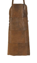 Last inn bildet i Galleri-visningsprogrammet, Grillforkle, vinforkle, kjellermester forkle... i ekte skinn med brodert navn, BBQ, grillsjef, etc.