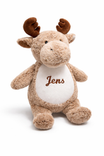 Last inn bildet i Galleri-visningsprogrammet, Elg med brodert navn - Ekstra myk bamse