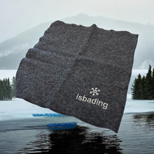 Last inn bildet i Galleri-visningsprogrammet, Isbader-matte, 45x45 cm i tettvevd 100% ull. Vanlig bading, isbading, ekstra store sitteunderlag. Badematte.