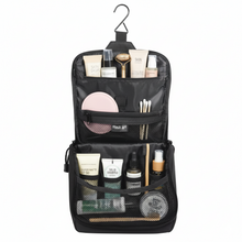 Last inn bildet i Galleri-visningsprogrammet, Sort, gul og tøff toalettveske med krok – praktisk, romslig og stilren