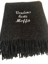 Last inn bildet i Galleri-visningsprogrammet, Verdens beste Moffa, pledd i 100% ull, en gave som garantert varmer