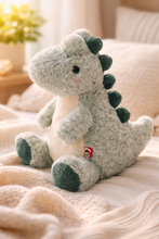 Last inn bildet i Galleri-visningsprogrammet, Grønn Dino-bamse med brodert navn - Ekstra myk
