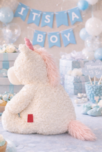 Last inn bildet i Galleri-visningsprogrammet, Enhjørning-bamse med brodert navn - Ekstra myk
