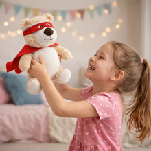 Last inn bildet i Galleri-visningsprogrammet, Superhelten med brodert navn - Ekstra myk bamse
