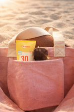 Last inn bildet i Galleri-visningsprogrammet, Stor soft washed jute beach tote bag, sommernett, trening...
