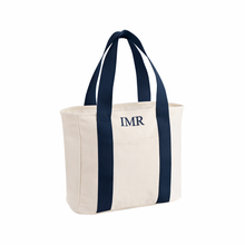 Last inn bildet i Galleri-visningsprogrammet, Tote bag canvas med solide stropper - med glidelås og frontlomme.
