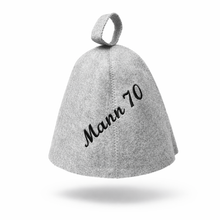 Last inn bildet i Galleri-visningsprogrammet, (Pakke på 2 stk) Jacuzzi-/badstulue i ull med brodert navn, gave som varmer i jacuzzien. Til isbading også. (Kopi)
