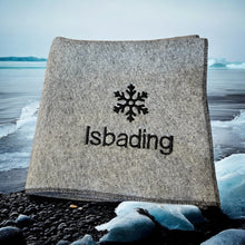 Last inn bildet i Galleri-visningsprogrammet, Isbader-matte, 45x45 cm i tettvevd 100% ull. Vanlig bading, isbading, ekstra store sitteunderlag. Badematte.
