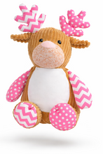 Last inn bildet i Galleri-visningsprogrammet, Personlig RosaElg-bamse med brodert navn - Ekstra myk
