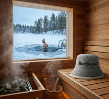 Last inn bildet i Galleri-visningsprogrammet, Bøttelua, Jacuzzi-/badstulue i ull med brodert navn, varmer i jacuzzien. Til isbading også.
